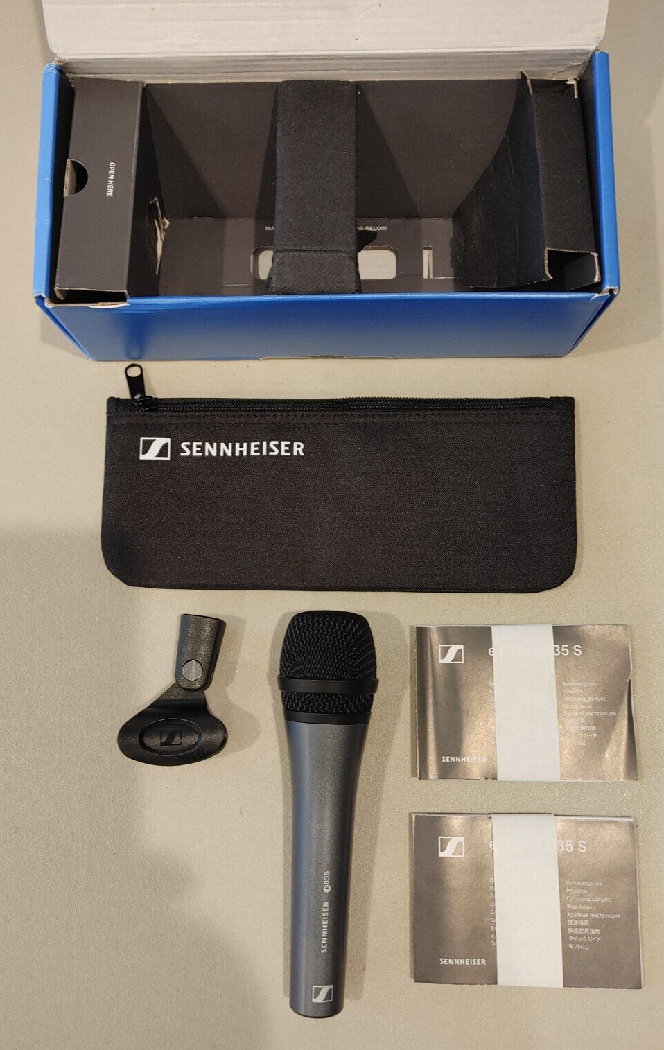 Sennheiser Pro Audio Professional E 835 Dynamic Cardioid Vocal Microphone
