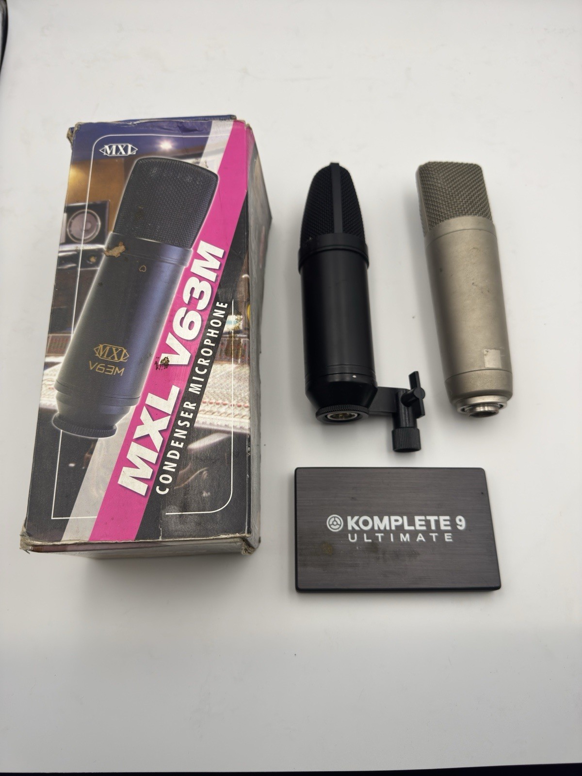 MXL V63M Studio Microphone for Condenser , Komplete 9 Ultimate & Extra Microphon