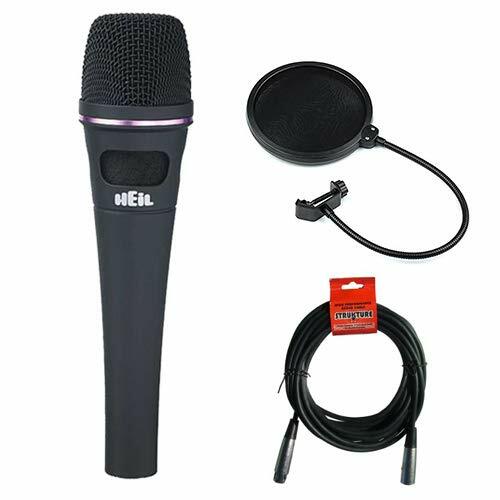 Heil Sound PR35 Handheld Dynamic Cardioid Microphone + Filter + 20′ XLR Cable