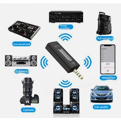 Mini Wireless Lavalier Microphone for Audio Video Recording Android iPhone