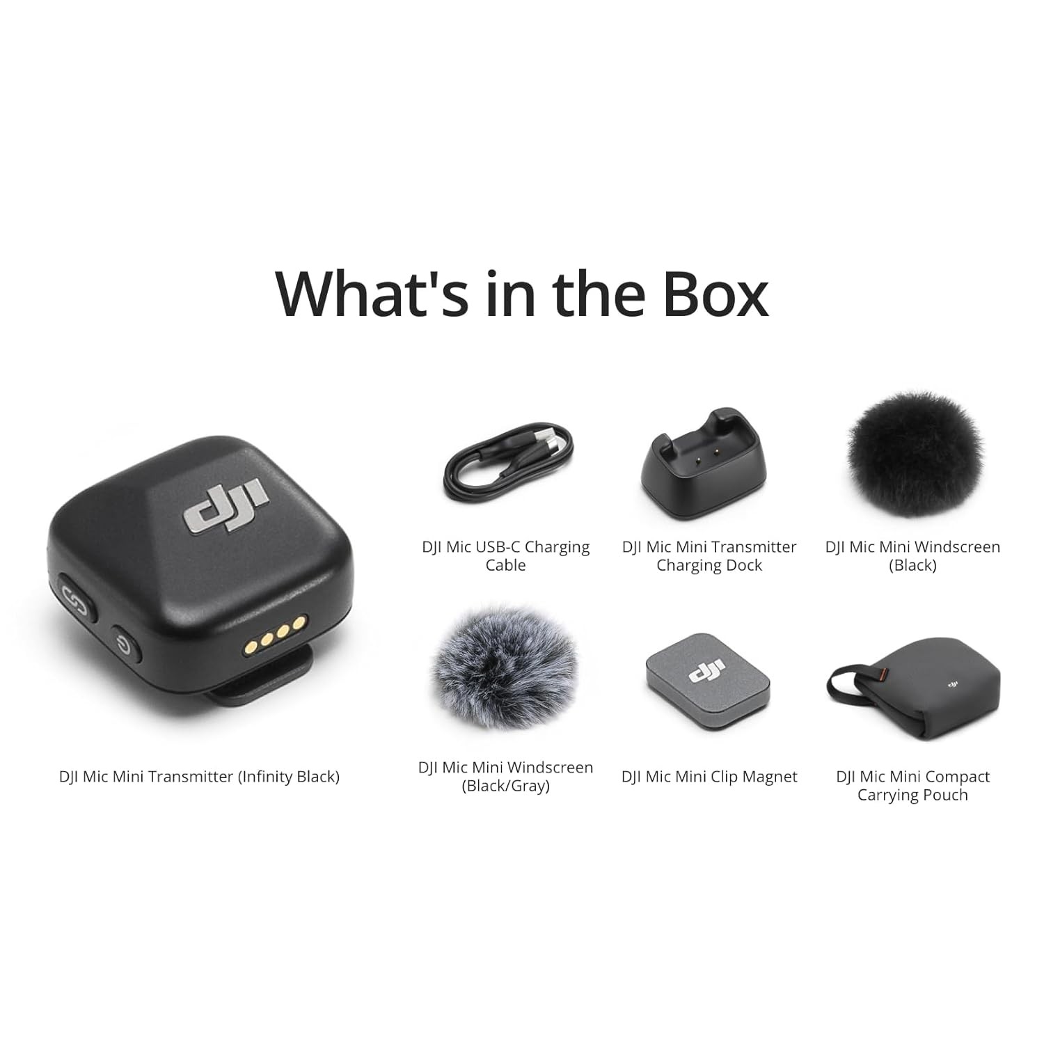 Wireless Lavalier Microphone Transmitter Mini DJI Ultralight Microphone System