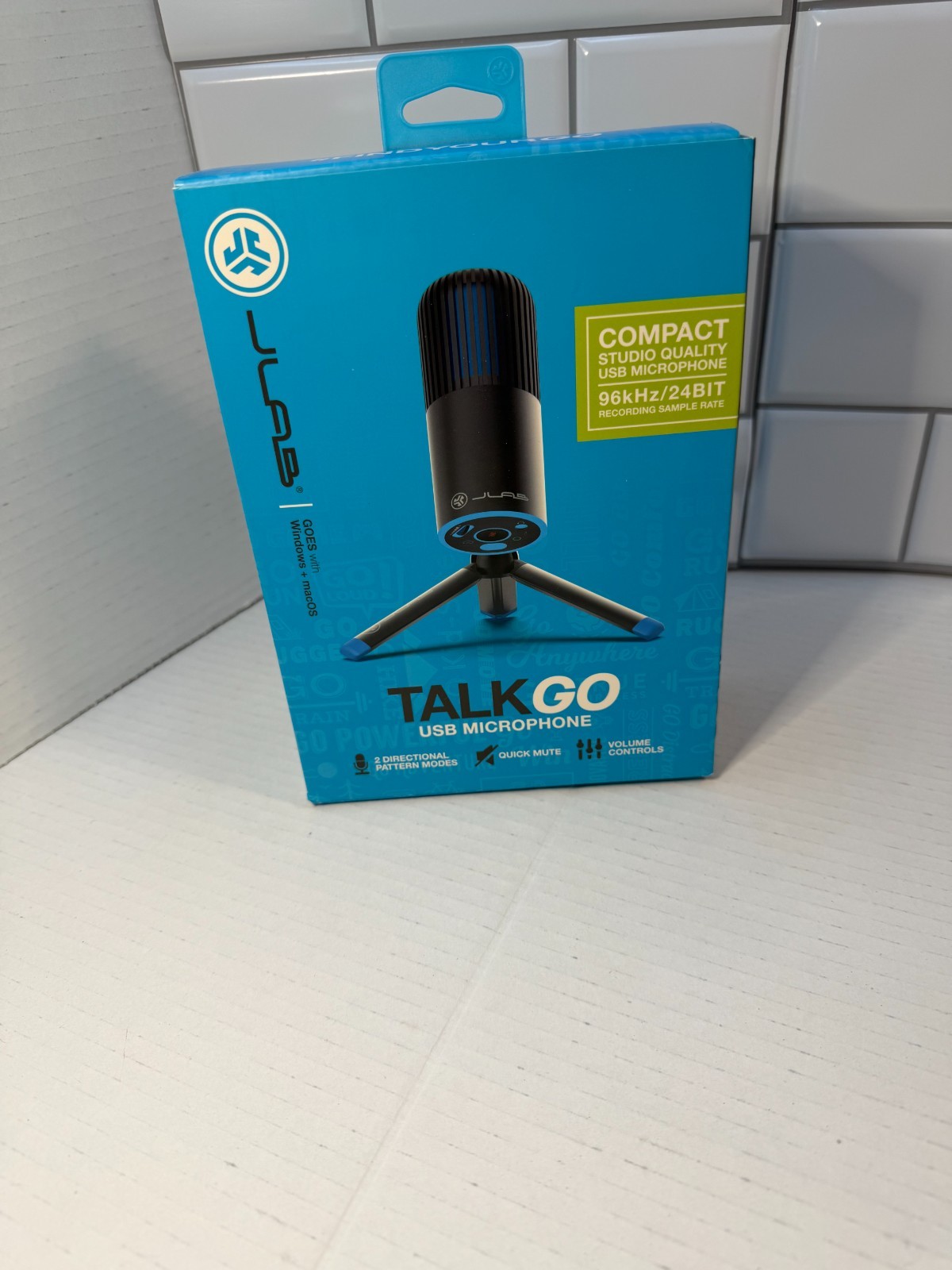 JLab Talk Go USB Microphone – Black (MTALKGORBLK4)