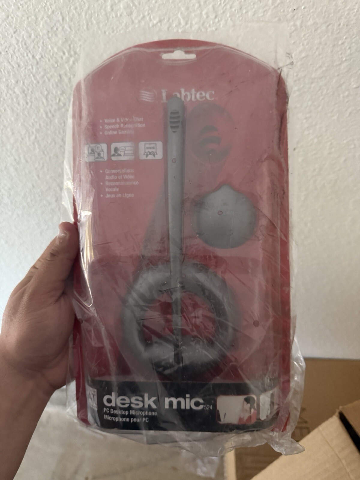 Labtec NCAT Desk Mic PC Desktop Microphone 524 For PC Computers B1 Lot Of 10 New
