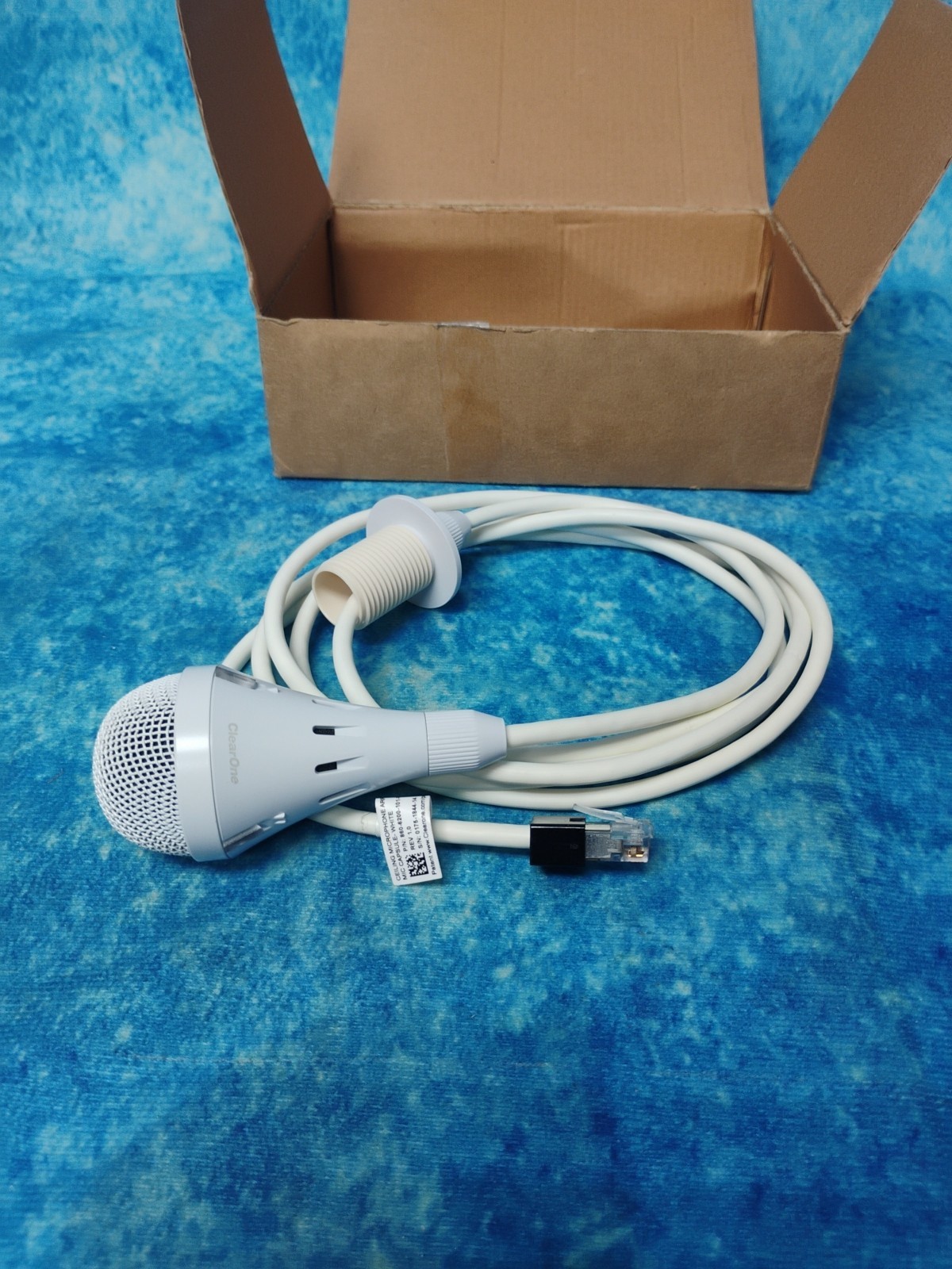 ClearOne Ceiling Microphone Array Mic Capsule – White, 910-6200-101-w