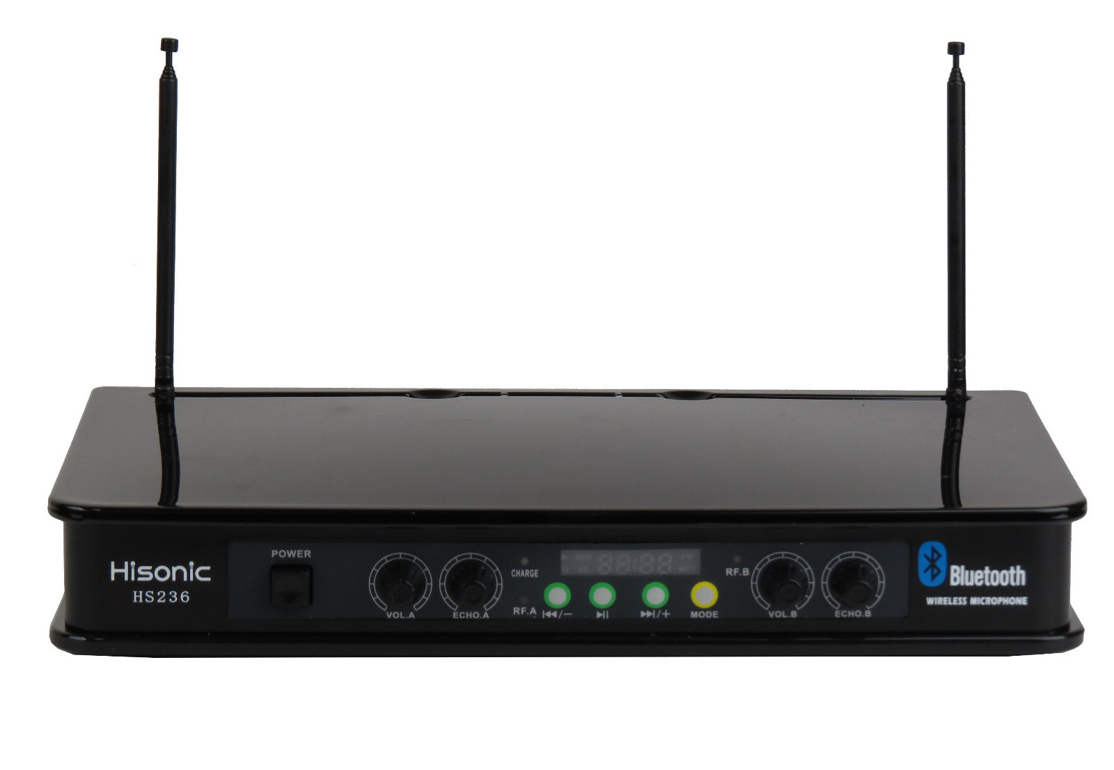 Hisonic HS236 Dual Channel Bluetooth High Quality VHF Wireless Microphone System