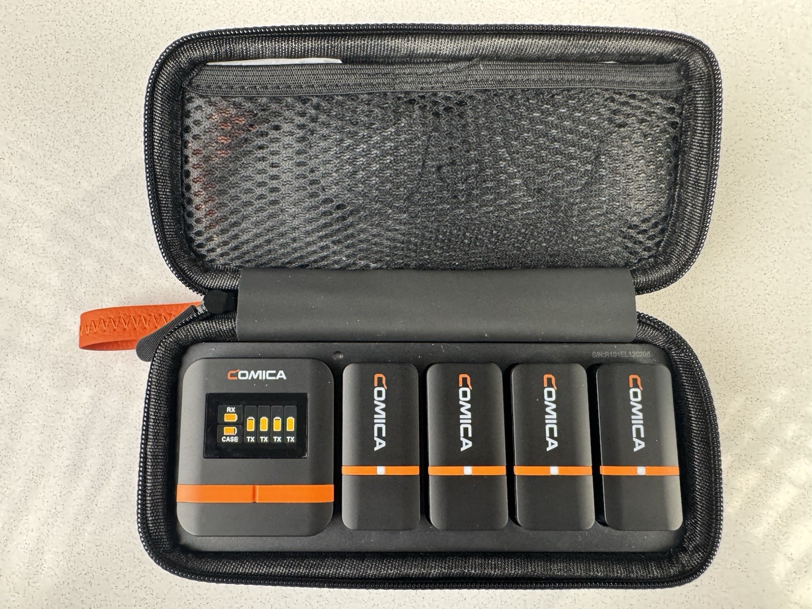COMICA Vimo Q 4 Channel Wireless Lavalier Mic Noise Reduction 656ft Range
