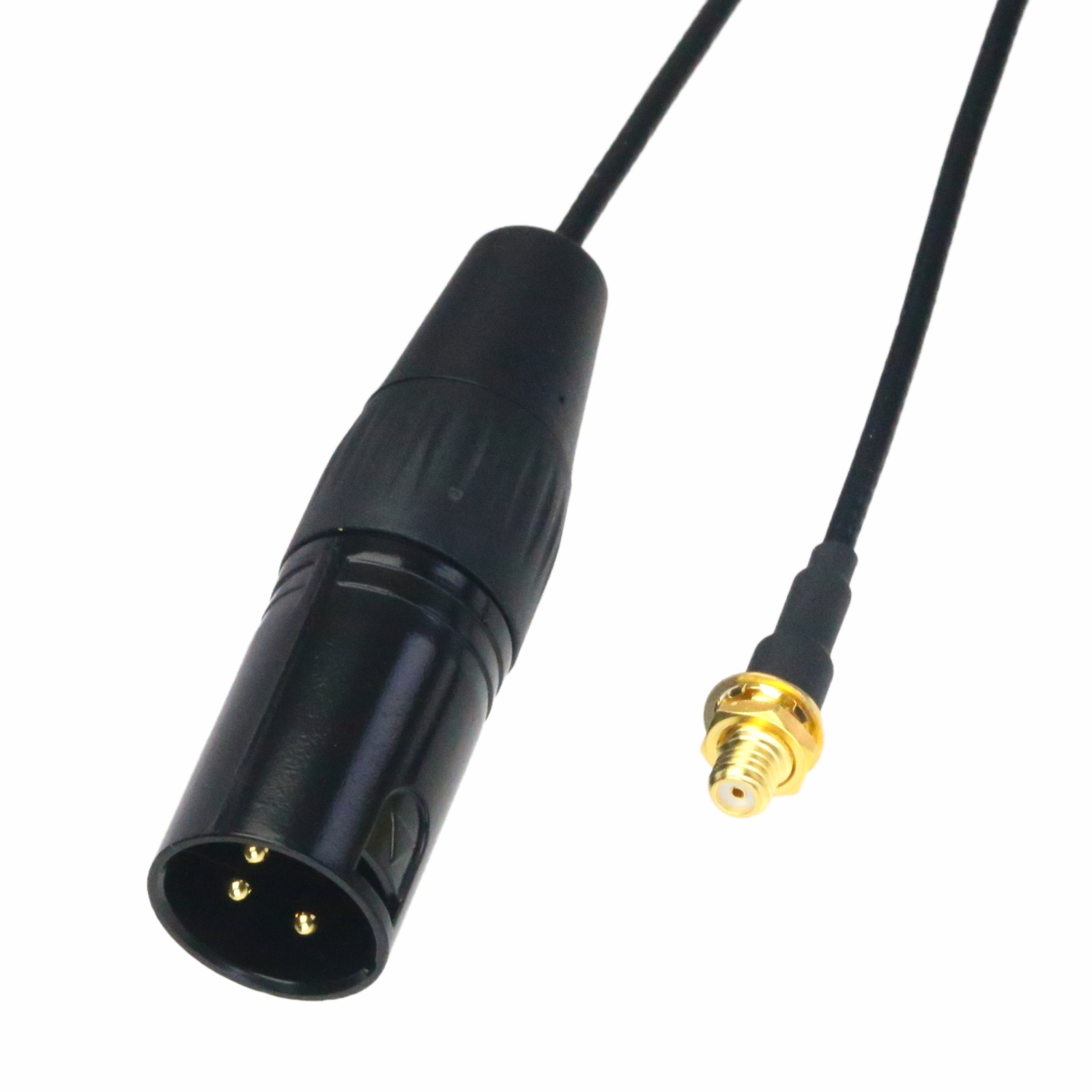 XLR 3pin male to microdot female cable for Microphone Audio Transmitter Receiver