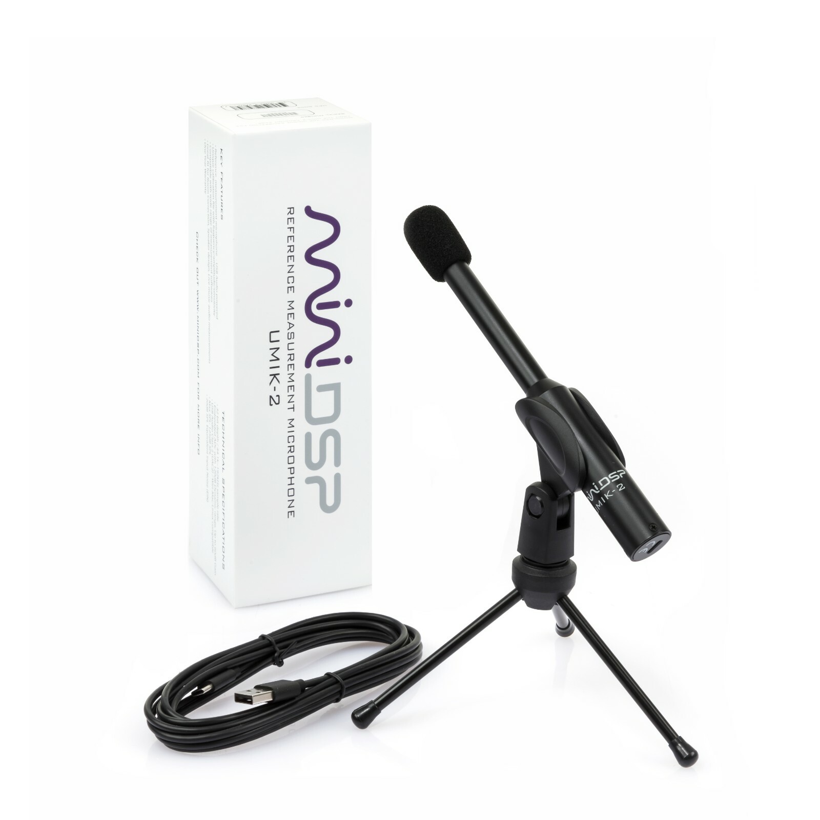 miniDSP UMIK-2 USB Reference Measurement Microphone – REW, Dirac Room Correction
