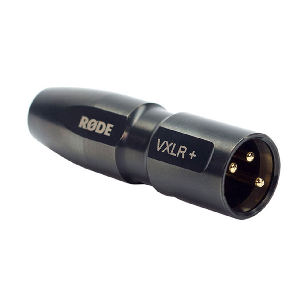 RODE VXLR+ 3.5mm TRS Female to XLR Male Adapter with Phantom Power Converter