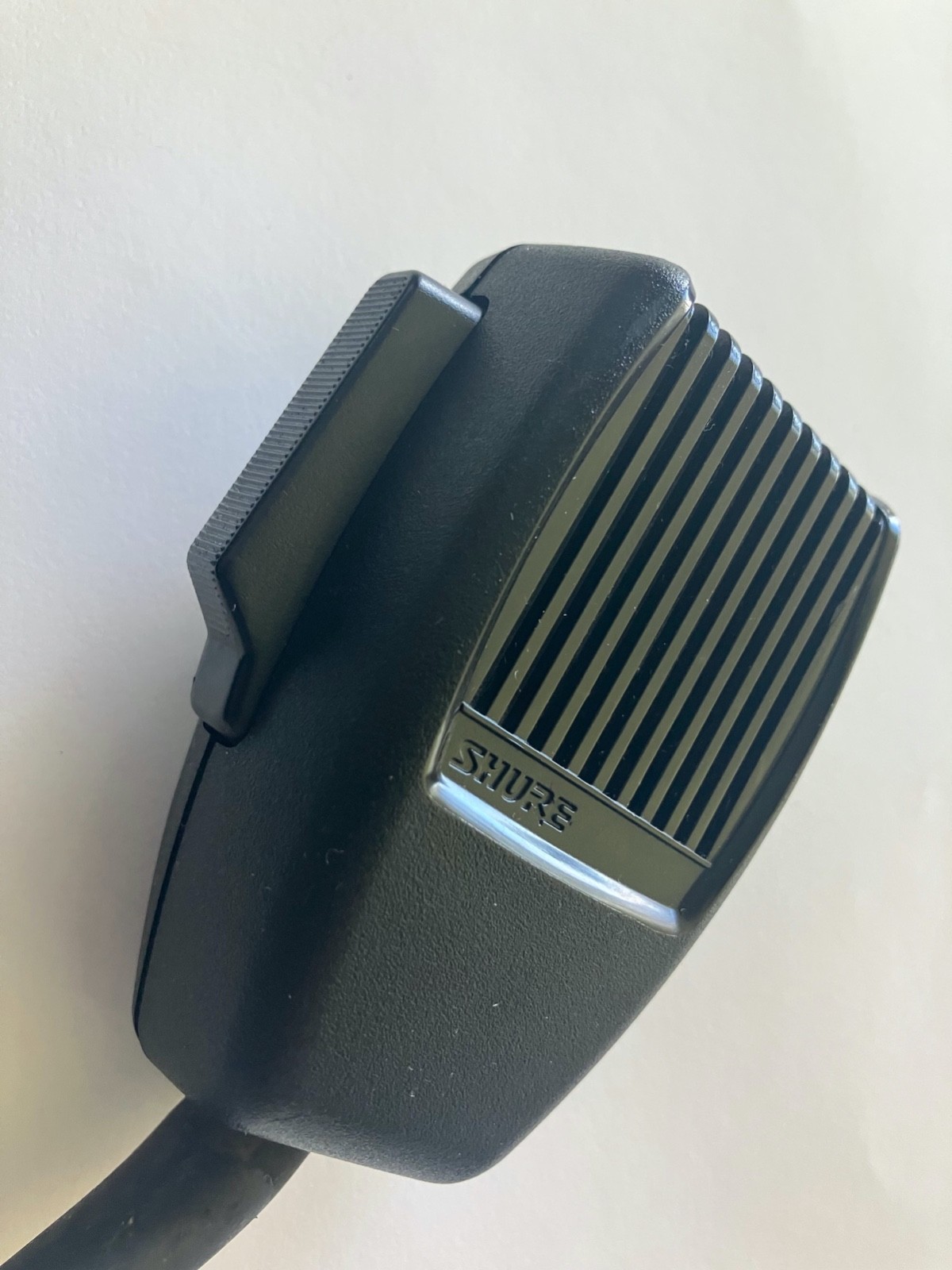 AS-IS Shure 596LB Voice Communication Microphone Push To Talk Omnidirectional