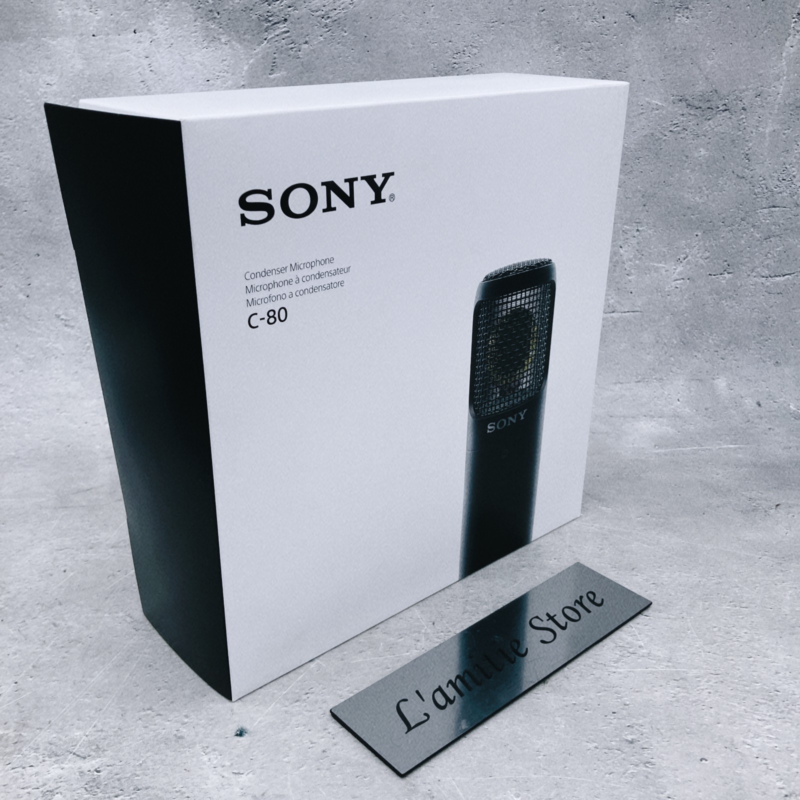 SONY C-80 Unidirectional Condenser Microphone φ25mm C80 Vocals Voice Contents JP