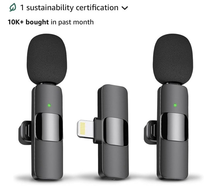 MaBye’s Wireless Microphone-Brand New In Box, High-Quality Audio Performance