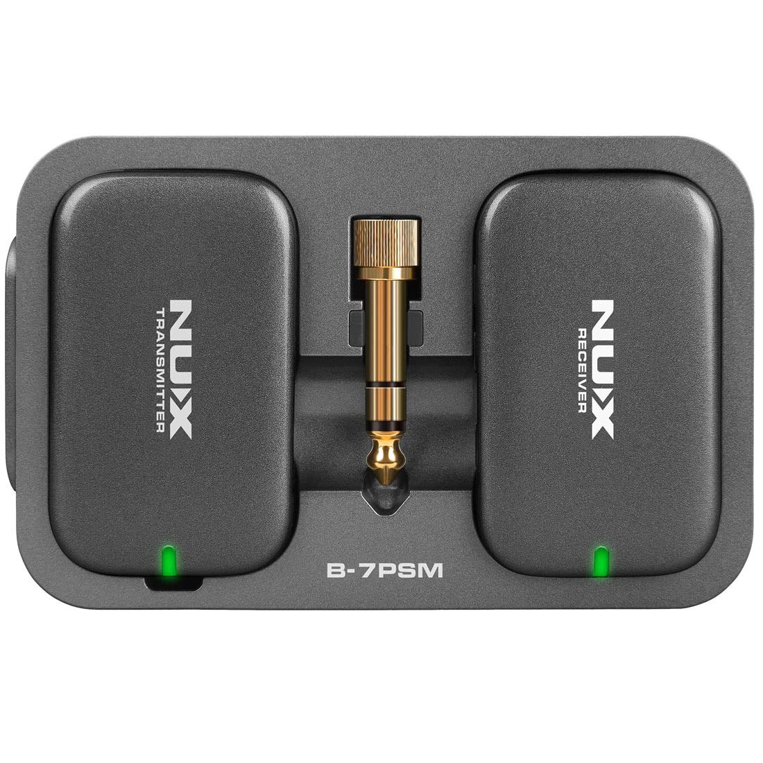 NUX B-7PSM 5.8 GHz Wireless in-Ear Monitoring System Bundle with 2pcs Microfiber