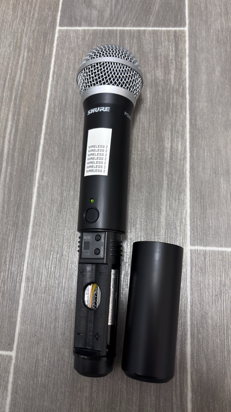 Shure Handheld Transmitter with PG58 Capsule – H10 Band – Read