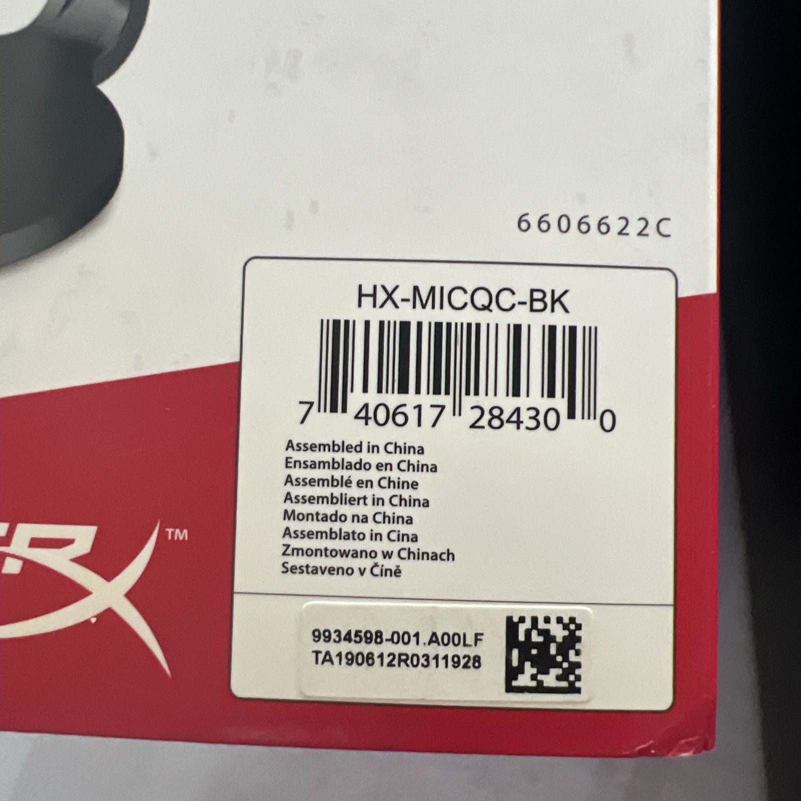 HYPER X QUADCAST STANDALONE MICROPHONE AUTONOME