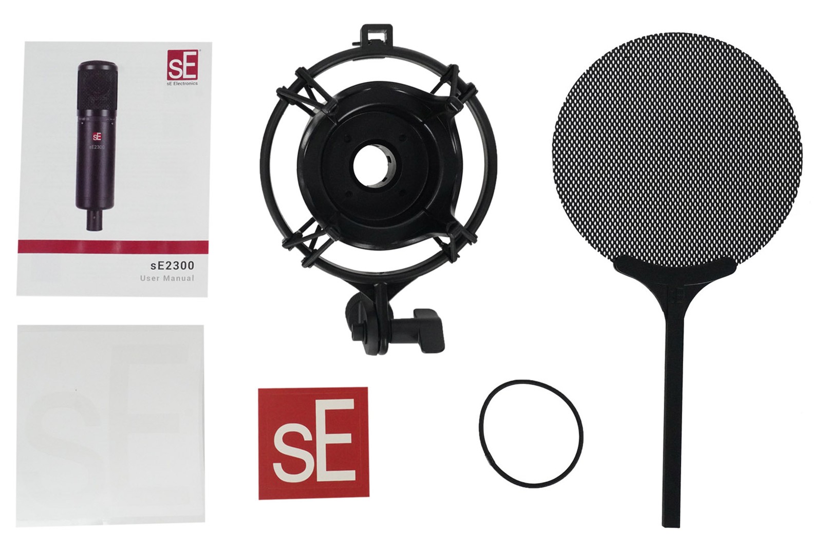 Se Electronics sE2300 Multi-Pattern Recording Microphone+Shockmount+Pop Filter