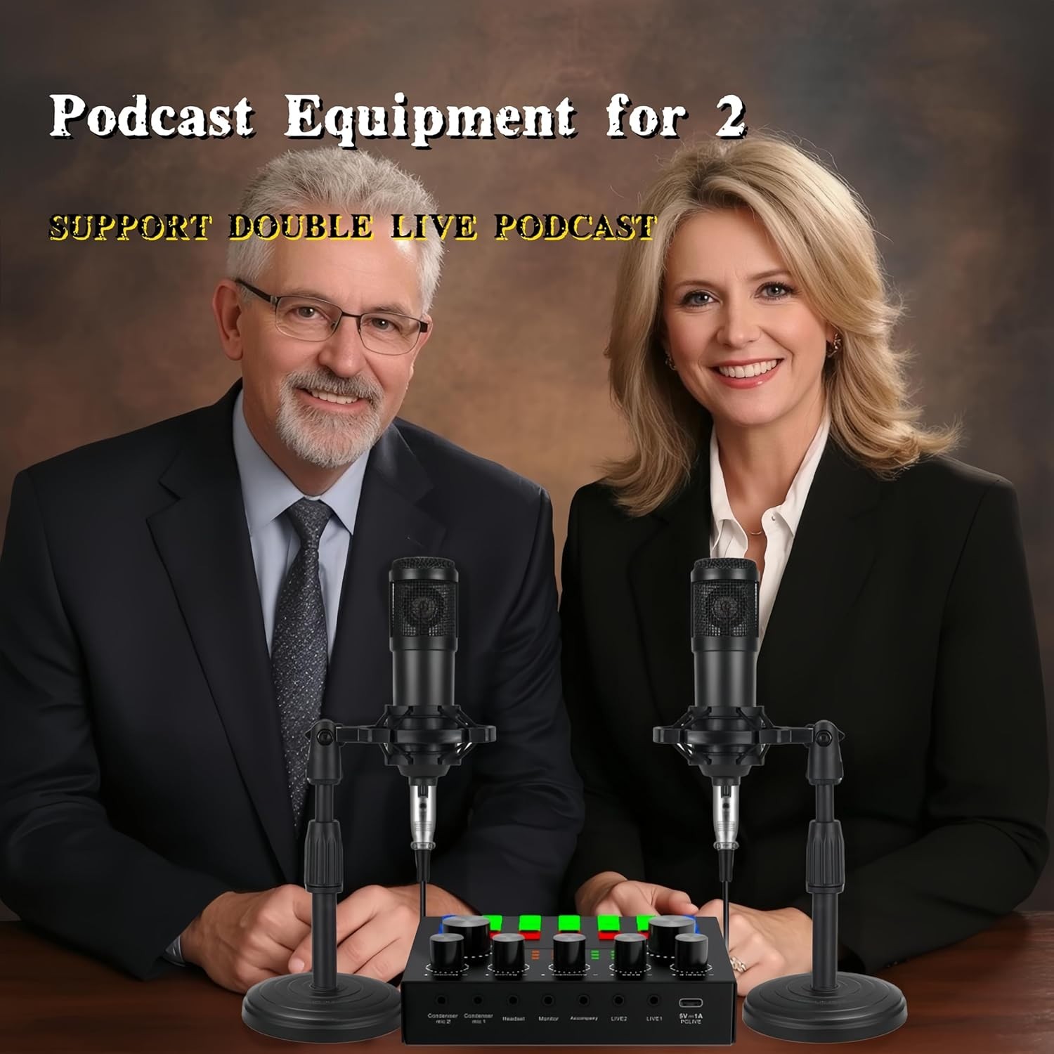 V8s for 2, V8s Voice Changer with BM-800 Podcast Microphone Bundle – Studio C…