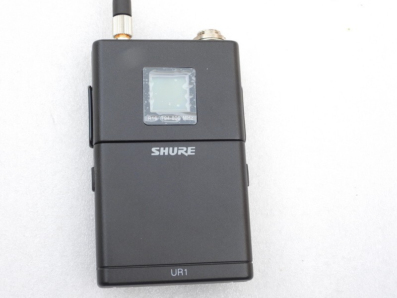 NOS SHURE UR1-R16 BODYPACK/BELTPACK WIRELESS TRANSMITTER R16 RANGE 794-806 MHz