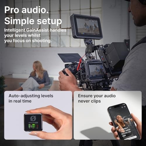 RØDE Wireless PRO Compact Wireless Microphone System with Timecode, Black WIPRO