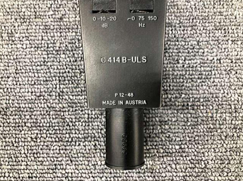 AKG C414 B-ULS Multi-Pattern Large Diaphragm Studio Condenser Microphone
