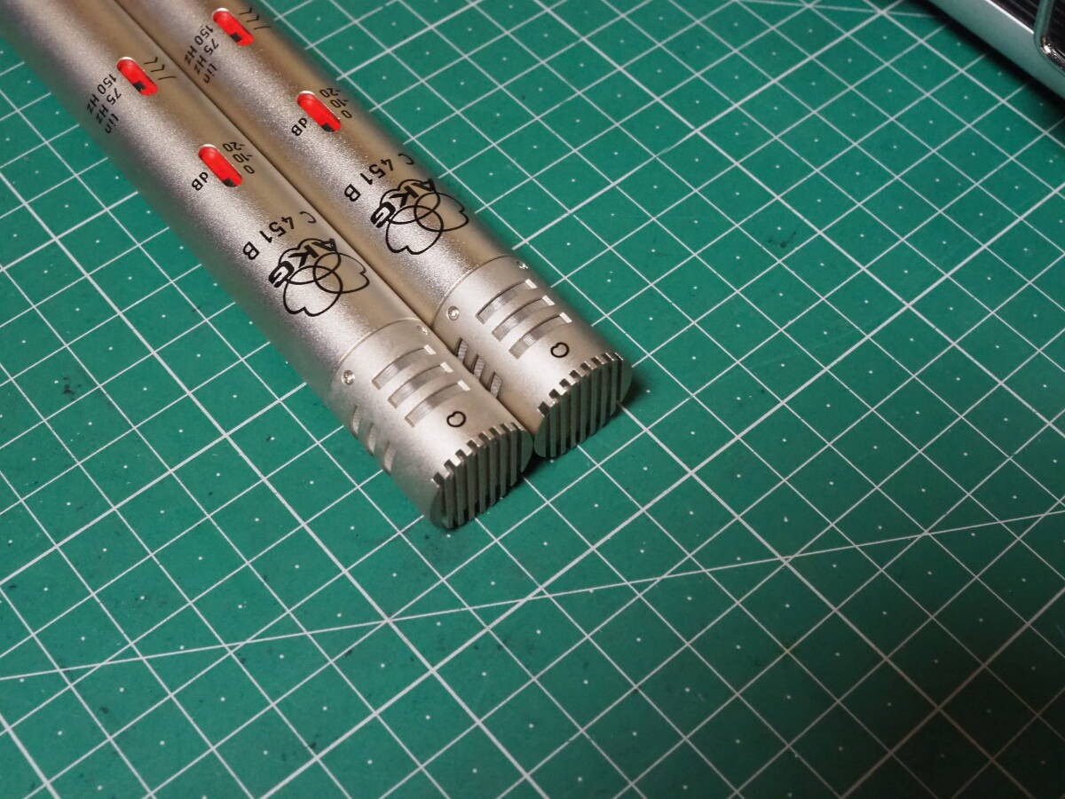 [Good condition, operation confirmed] AKG C451B stereo pair condenser
