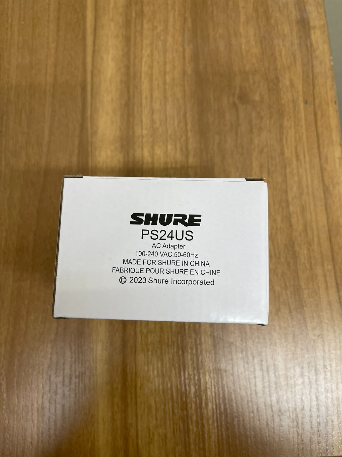 Shure AC Adapter PS24US Power Cord