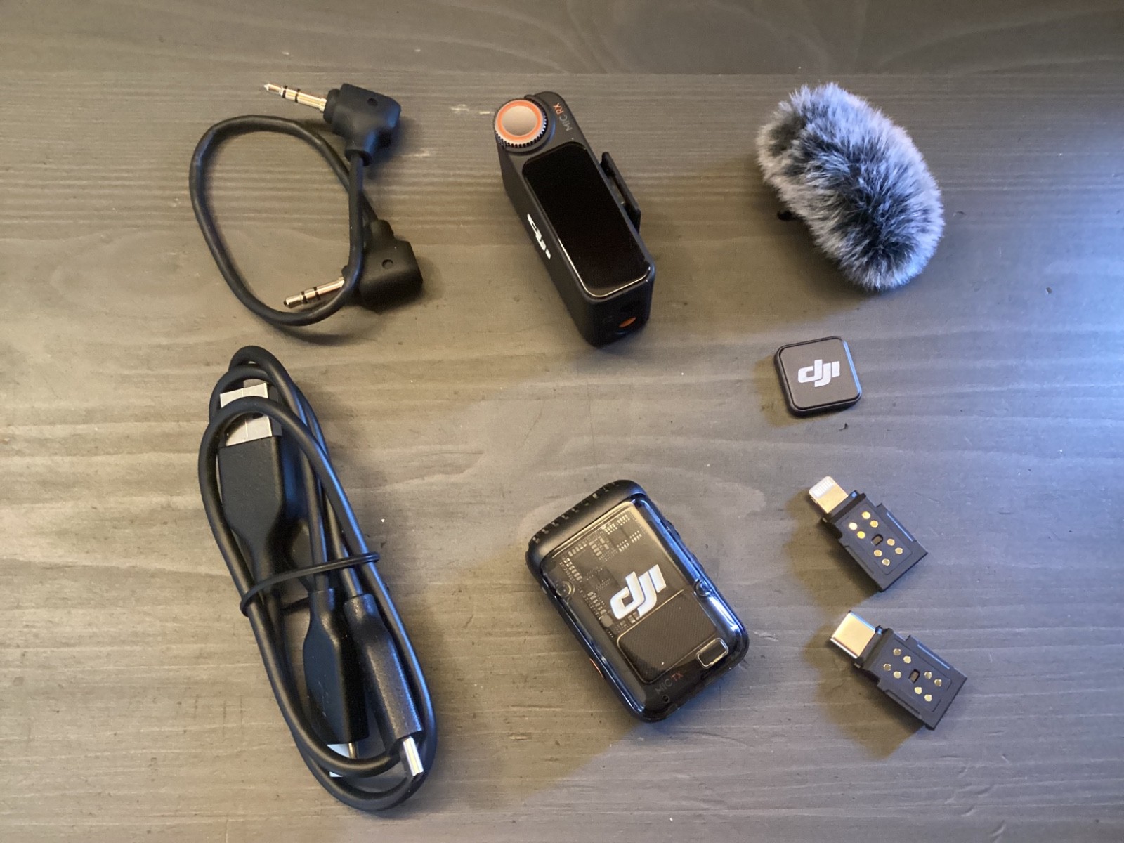 DJI Mic 2(1TX+1RX),Wireless Microphone Intelligent Noise Cancelling Microphone