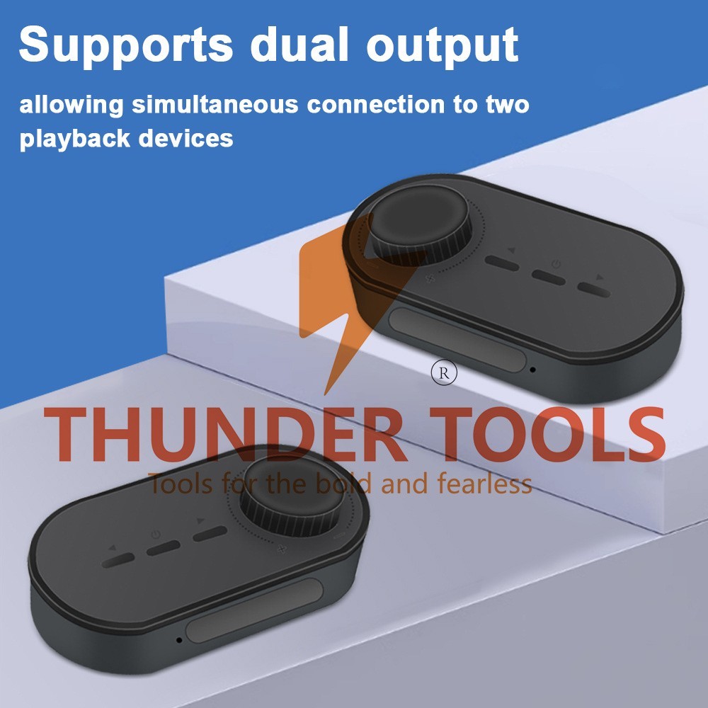 Thunder Tools BT Transmitter and Receiver 2-in-1 BT5.0 Wireless Adapter