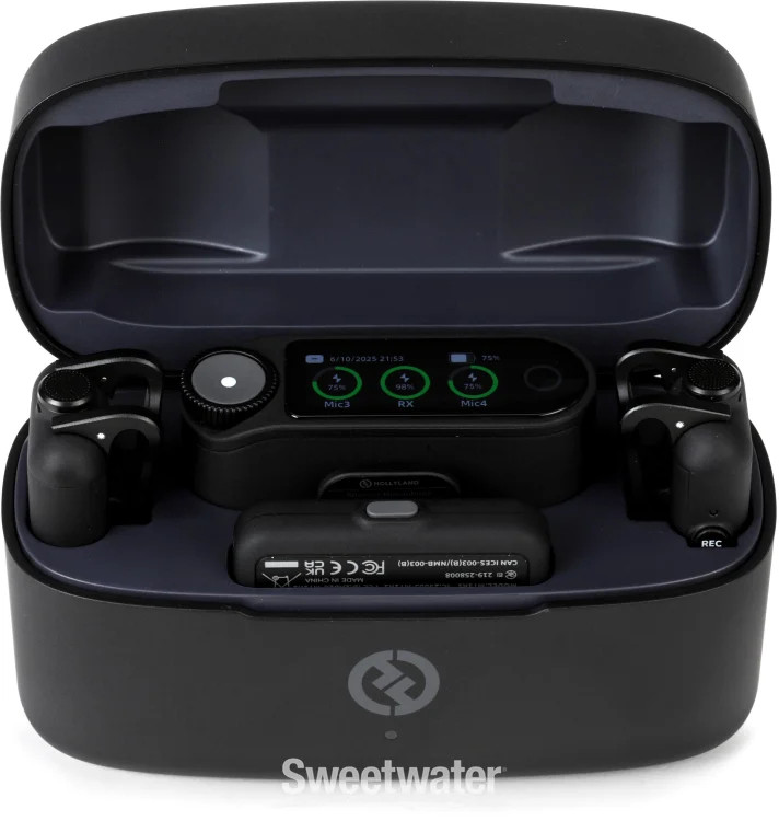 Hollyland Lark Max 2 Combo 4-person Digital Wireless Microphone System – 2.4GHz