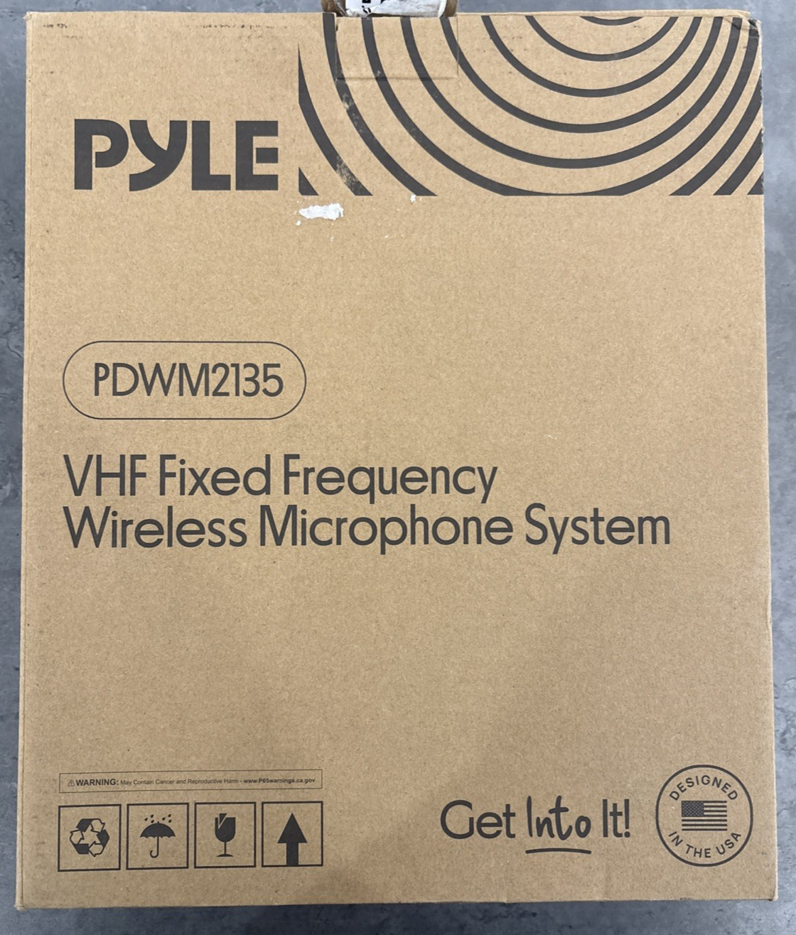 Pyle VHF Fixed Frequency Wireless Microphone System, Adjustable Volume Controls
