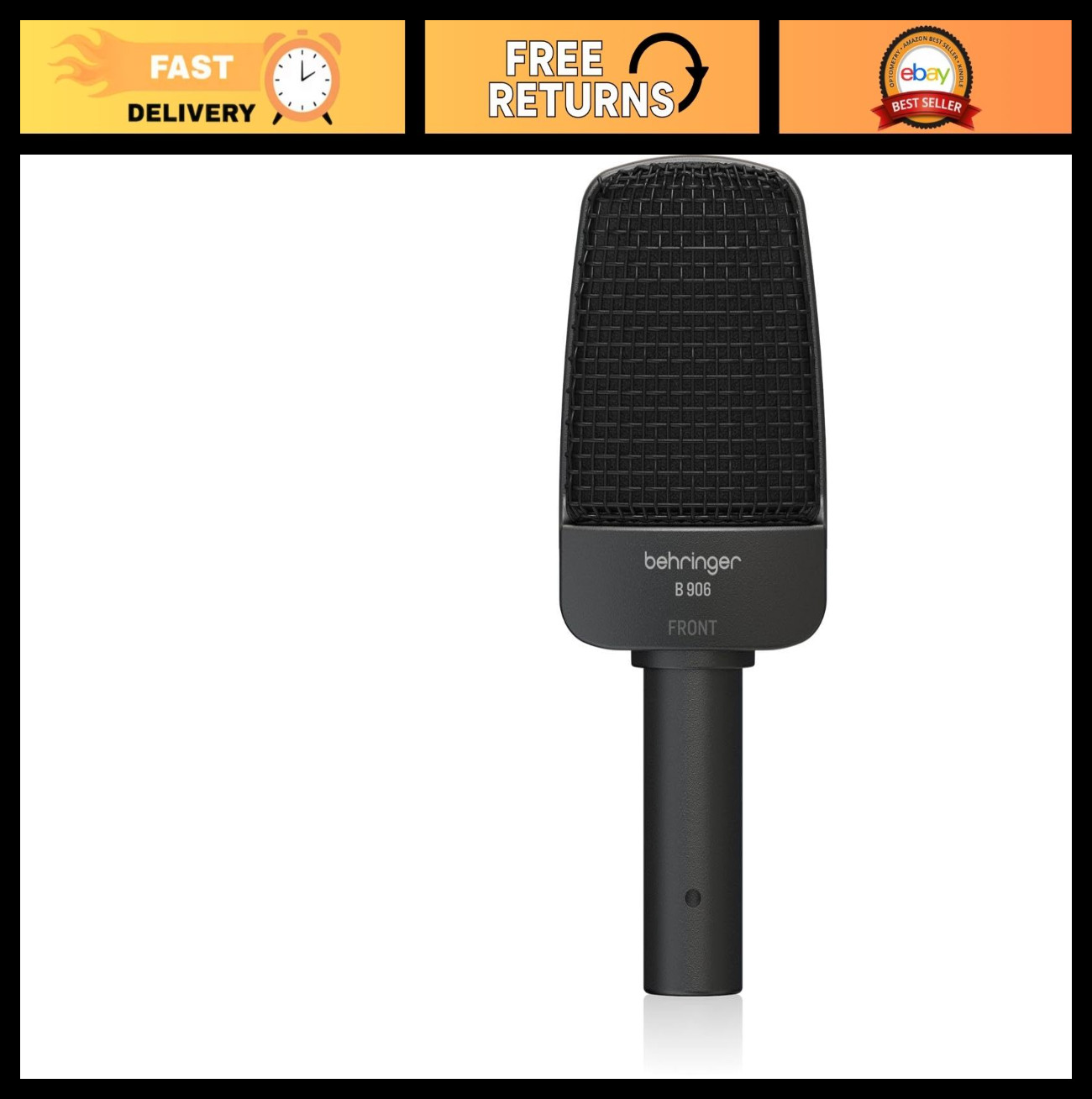 Dynamic Microphone for Vocals & Instruments – High-Quality Sound, Versatile Use