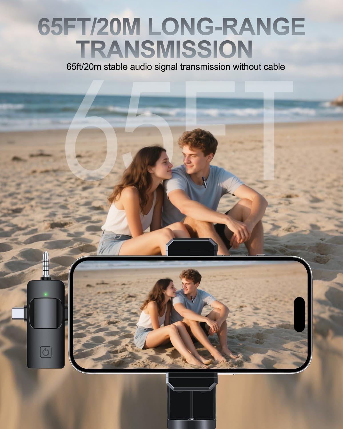 Portable 3-in-1 Lavalier Microphone: Perfect for YouTube, TikTok, and Podcasts
