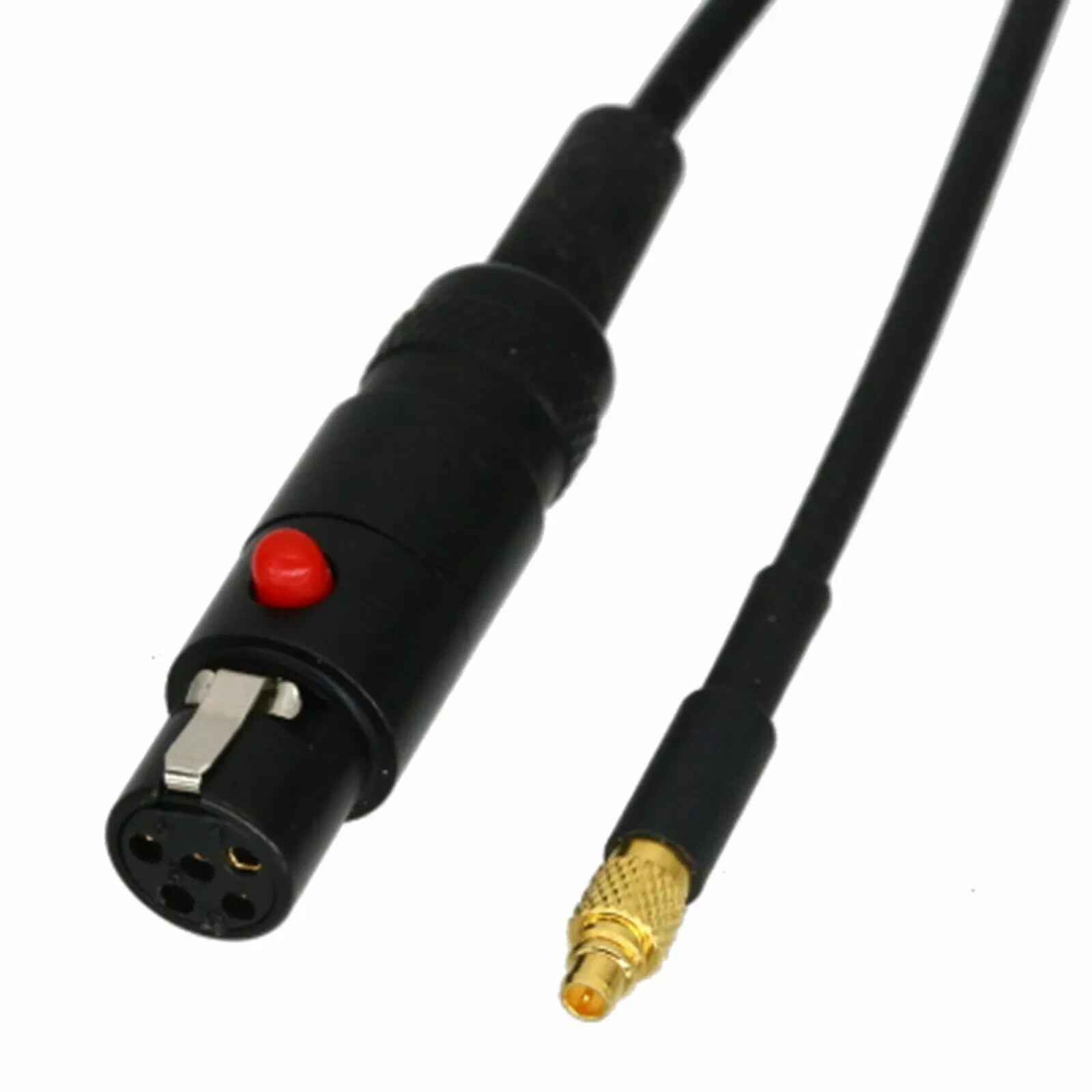Mini-XLR 5-Pin TA5F jack 6FT RF cable For Earset Microphone Bodypack Transmitter