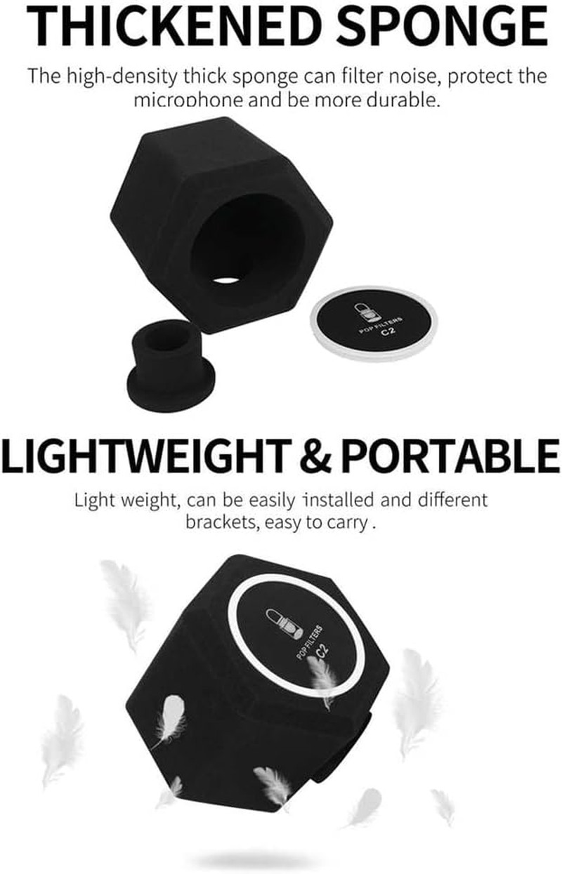 Professional Microphone Isolation Ball Shield – Superior Noise Cancellation with
