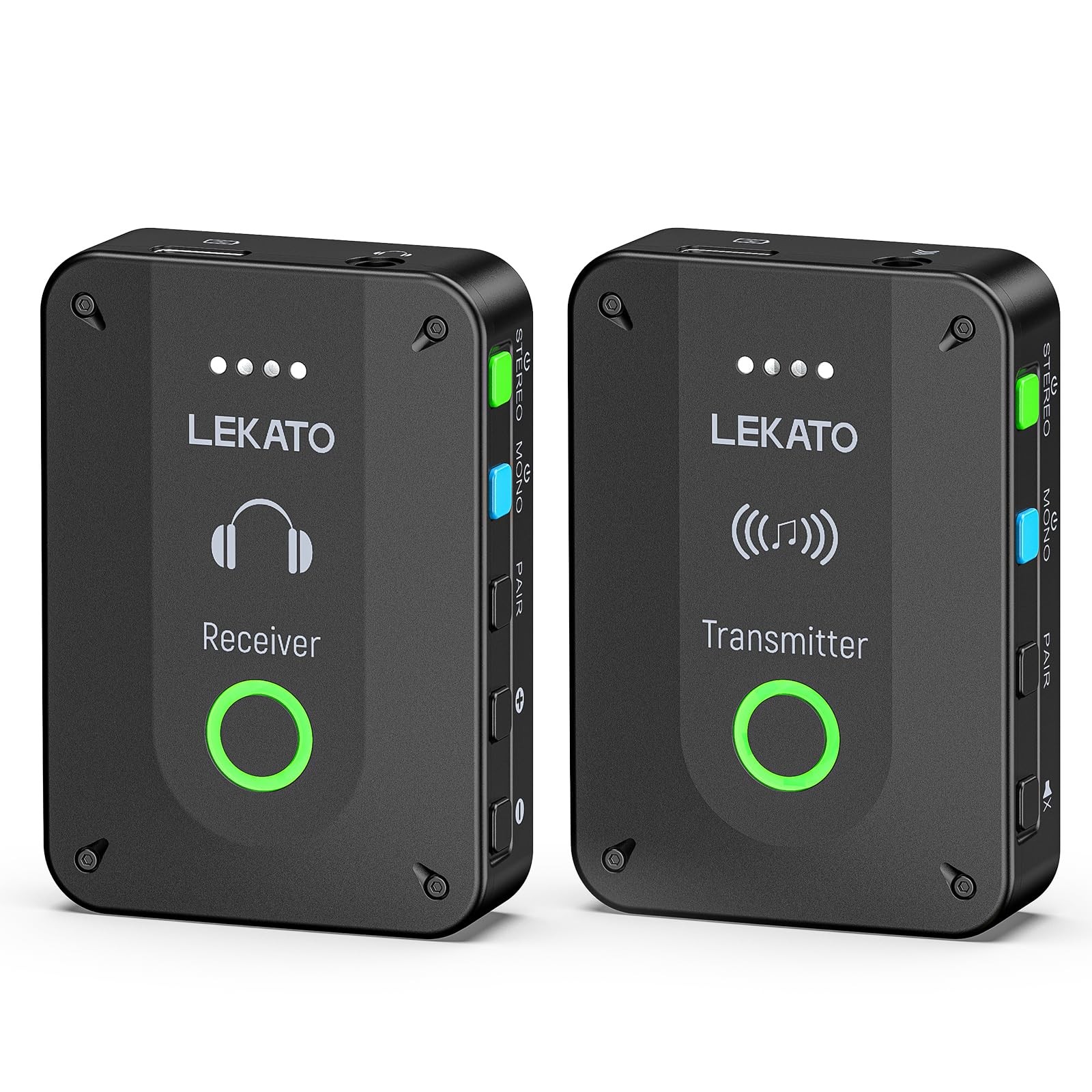 Wireless in Ear Monitor System MS-02 Upgraded 2.4G Stereo IEM System Low Late…