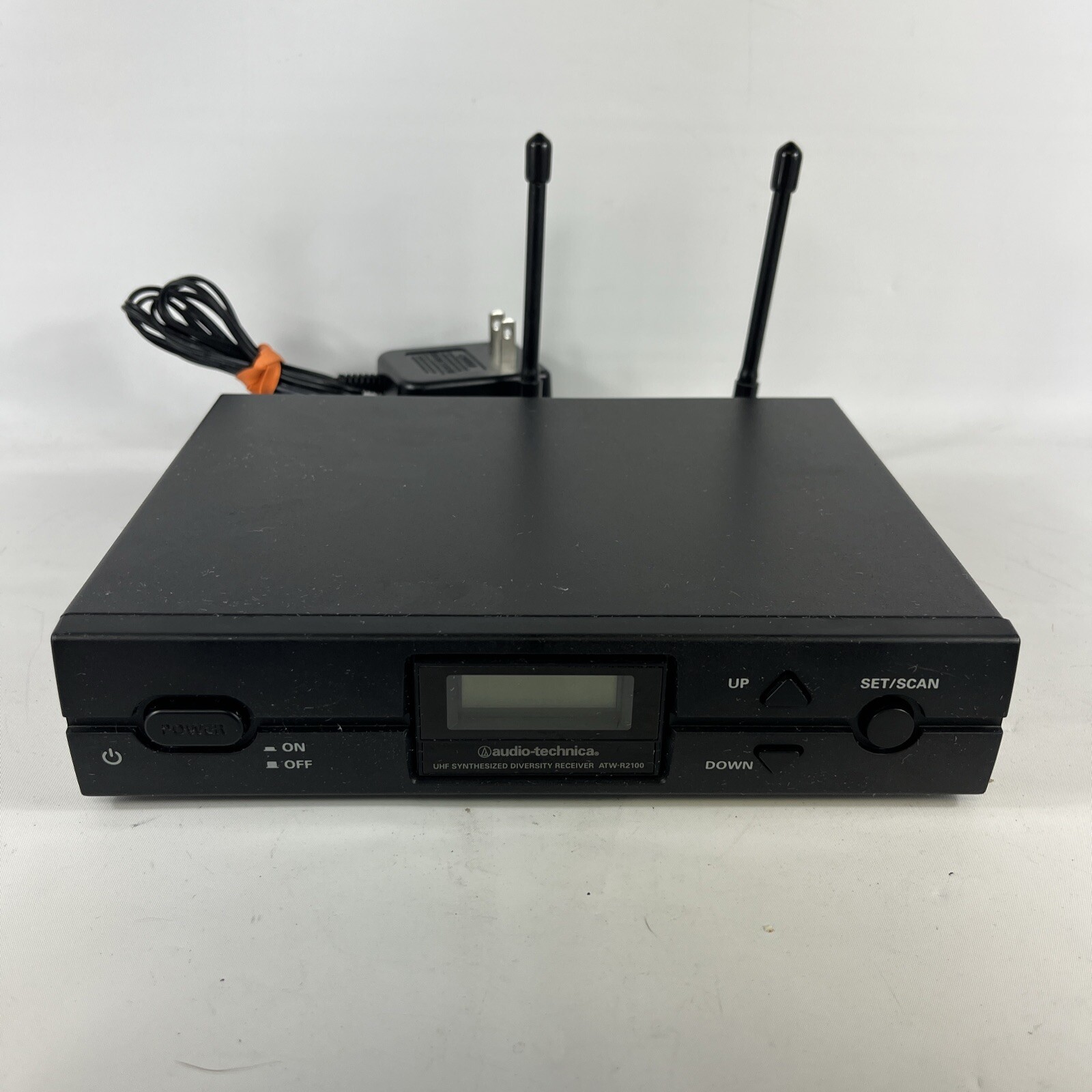 Audio-Technica ATW-R2100 UHF Synthesized Diversity Receiver W/Power Adapter