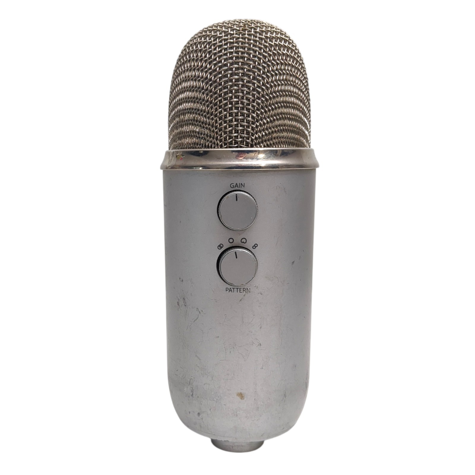 Blue Yeti USB Microphone Silver / Gray UNTESTED PARTS ONLY