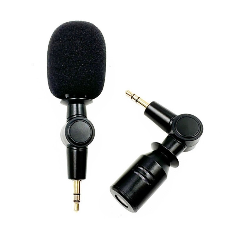 3.5mm Flexible Metal Microphone Camera Speaker Mic for Amplifiers Interpreters