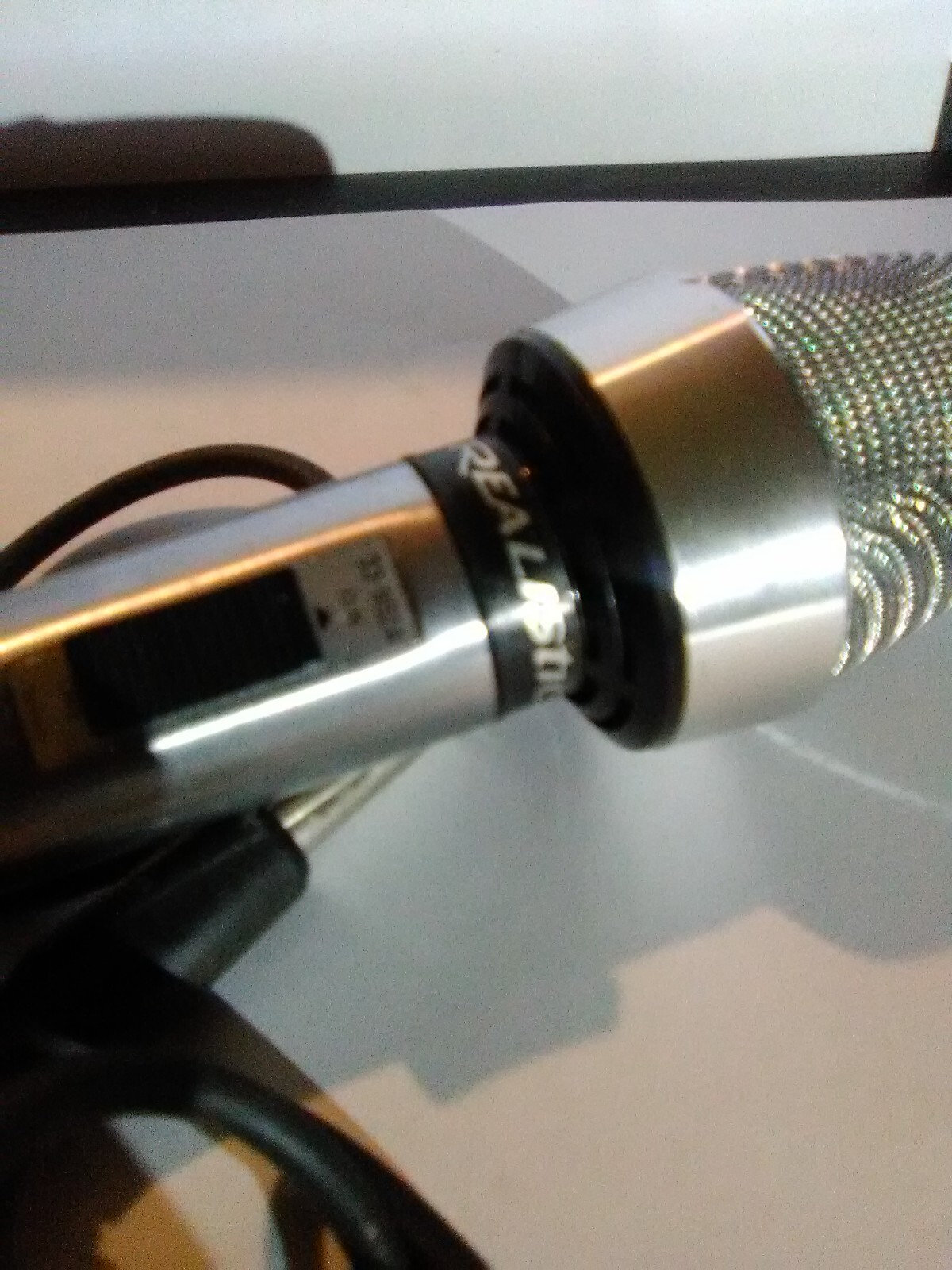 VINTAGE Realistic Cardioid 33-992A Audio Mic Corded Dynamic Microphone