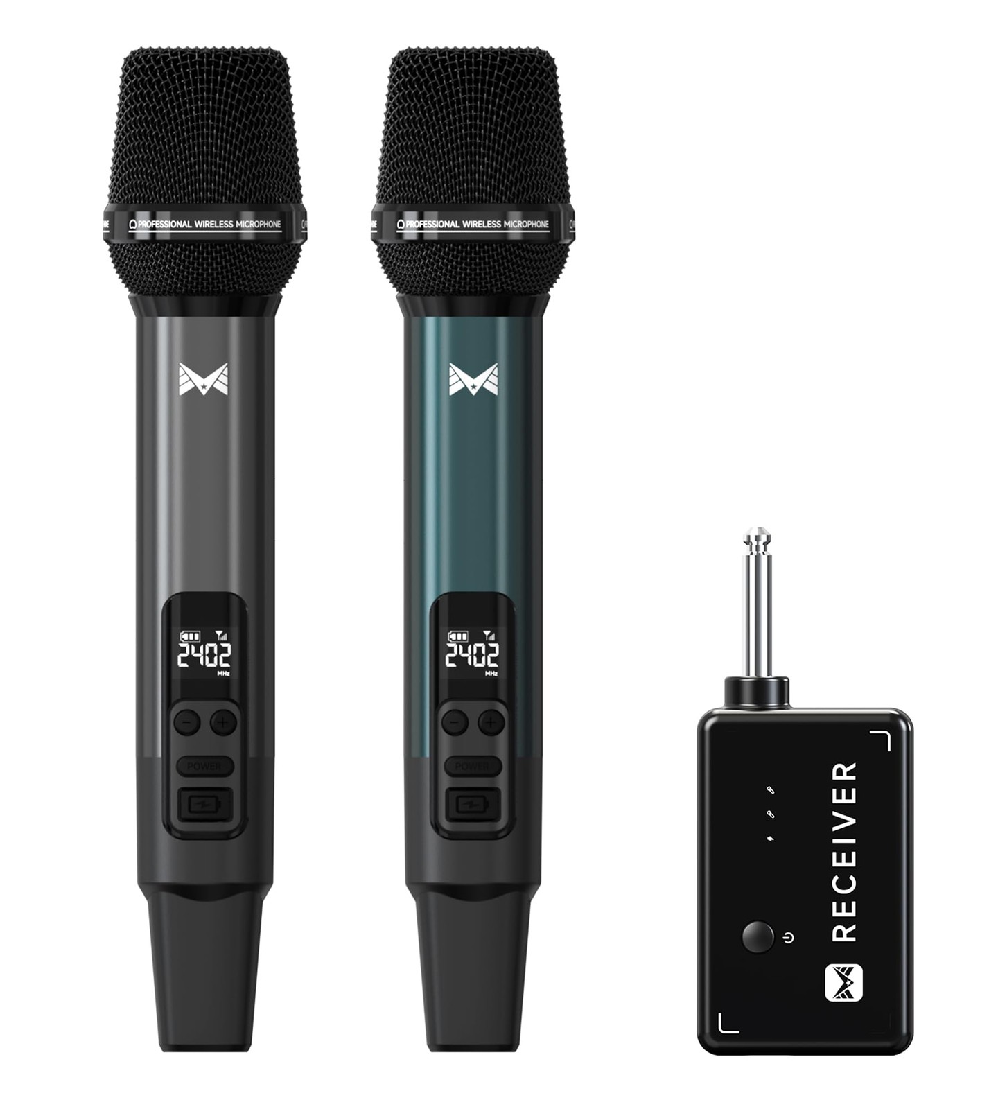 Wireless Microphone, Metal Dynamic Wireless Microphones with One-to-One Chip …