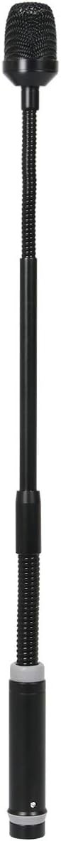 Professional Dynamic Gooseneck Microphone with XLR 16 Inch DJ Mic Podium