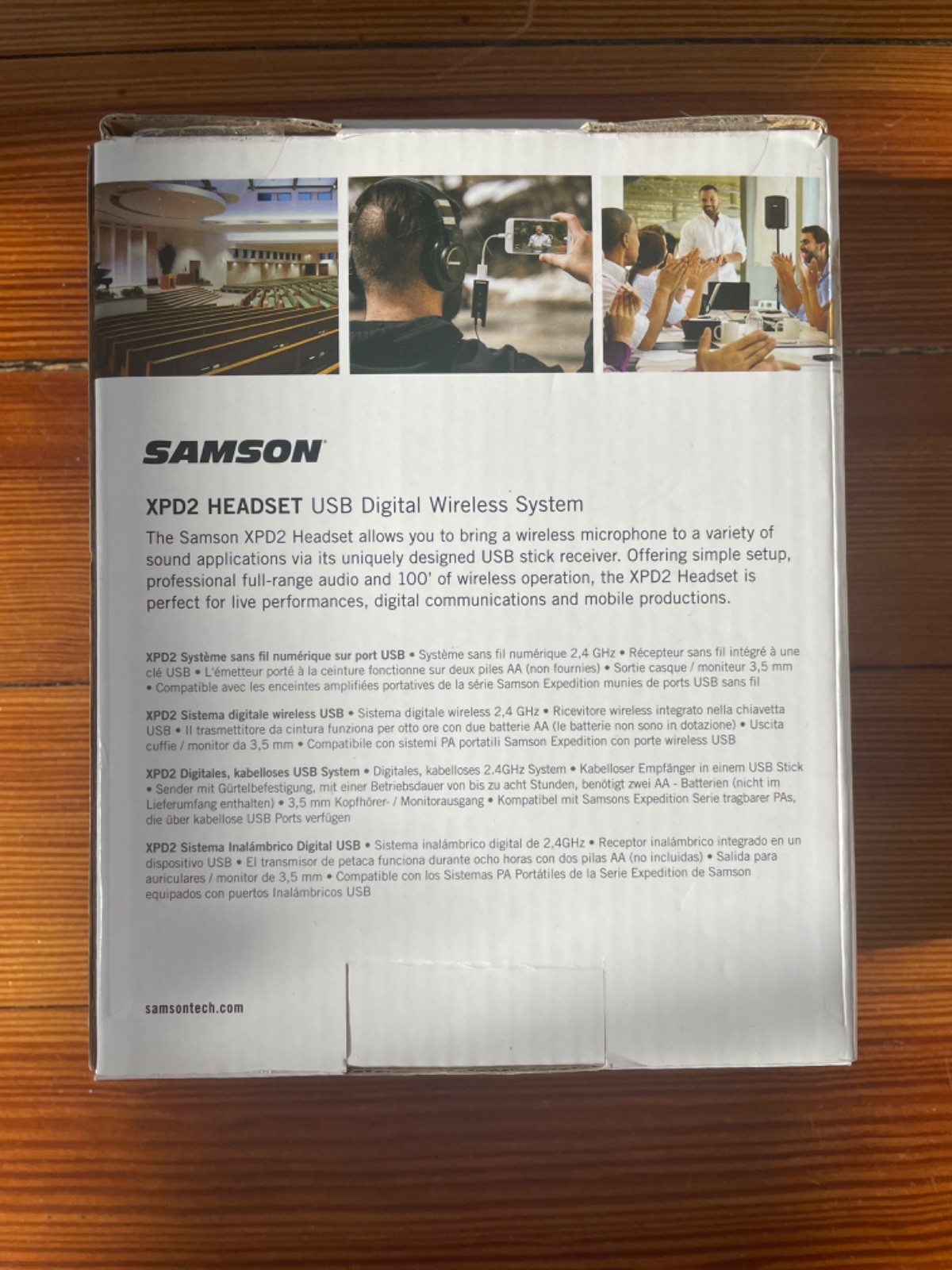 Samson XPD2 Headset USB Digital Wireless System – Used, Tested, Complete Box