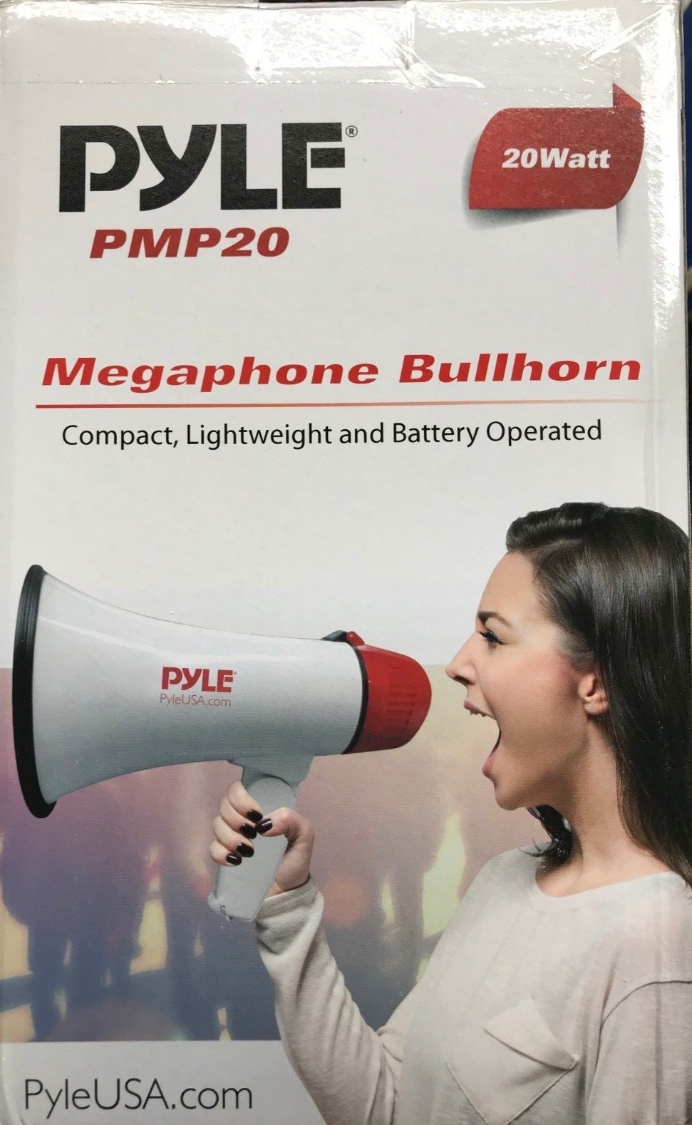 Pyle – PMP20 – Compact Professional 20W Power Megaphone