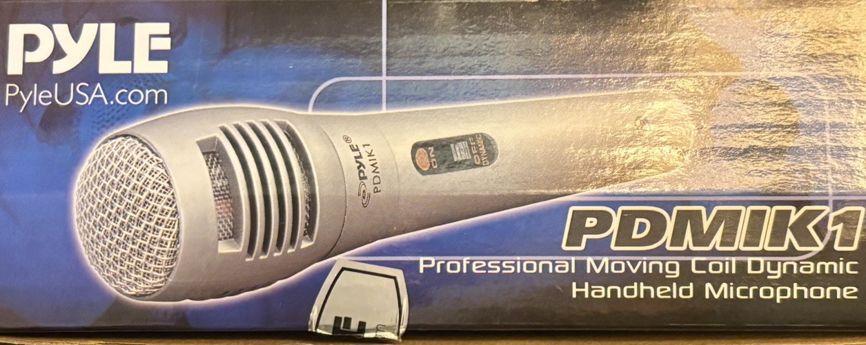 Pyle Microphone Professional Dynamic Handheld 6.5 Ft PDMIK1 Microphone cable new