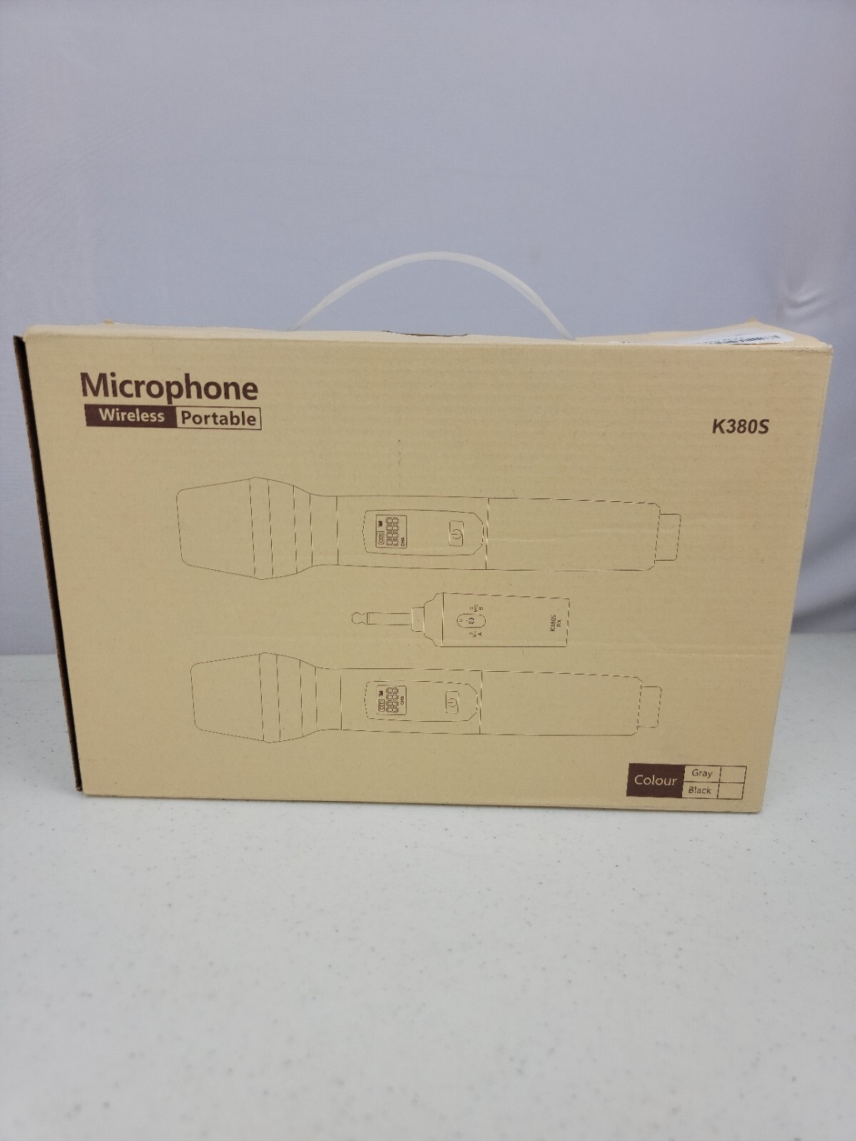 LEKATO Wireless Microphones K380S Rechargeable Receiver