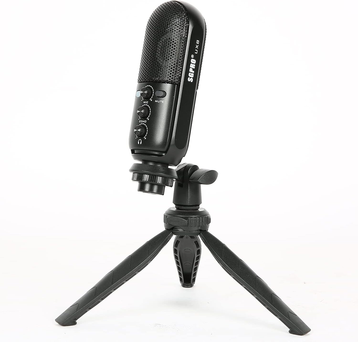 SGPRO Live-Streaming & Recording Condenser Microphone,Model UX8,24mm Diaphragm