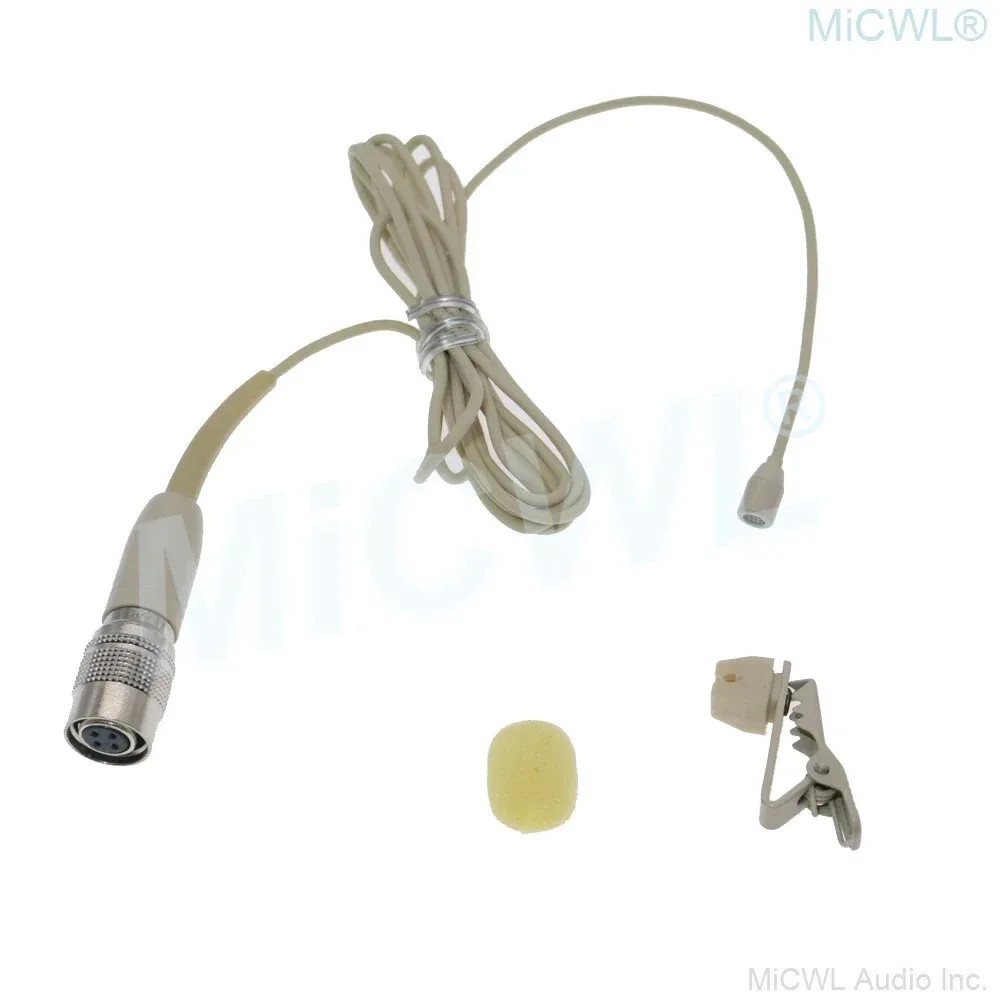 High-Tech Lavalier Tie Clip Condenser Microphone for Sennheiser Shure AKG