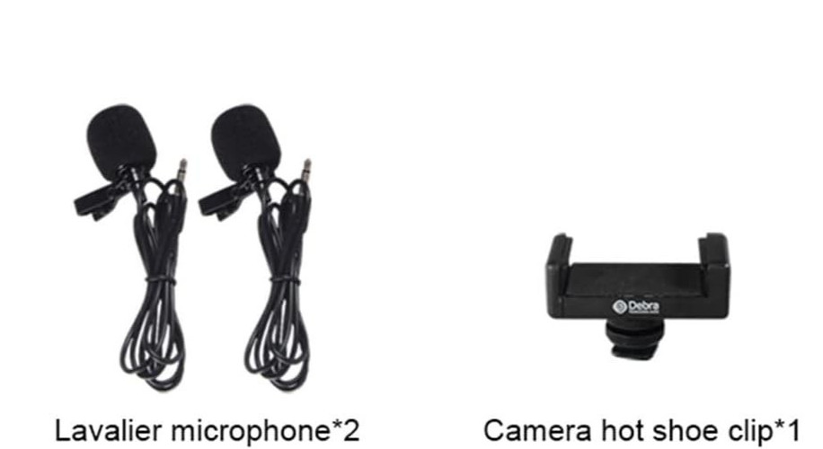 Debra Professional Audio UHF Wireless Interview Microphone Set CM-02 BRAND NEW