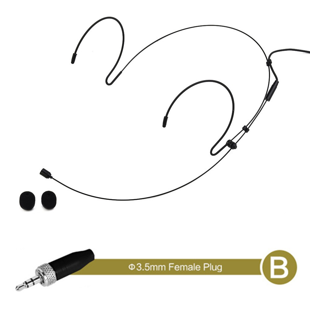 Brand New Microphone Cover Headworn Double Earhook For