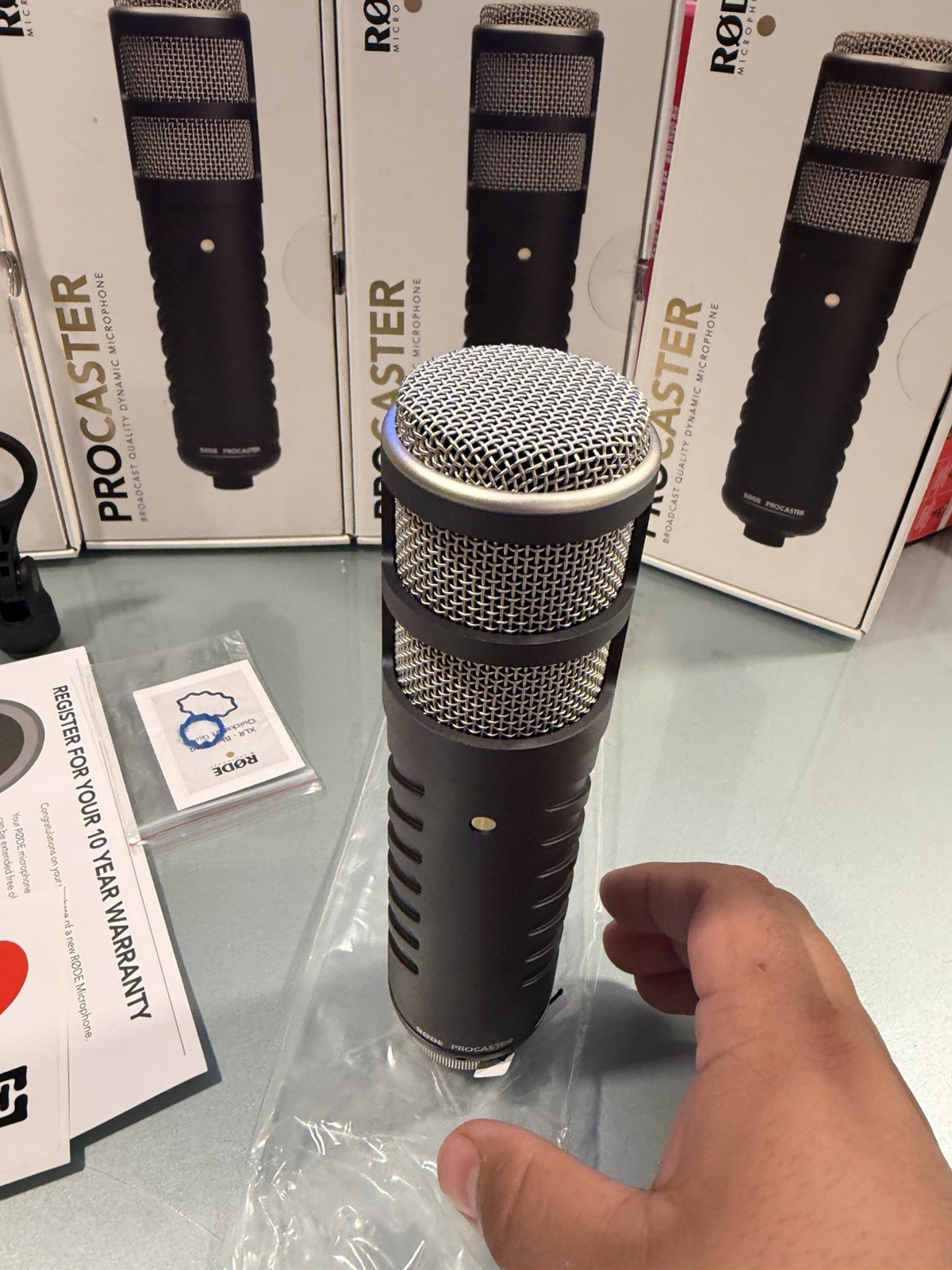 RØDE Procaster Dynamic Microphone XLR 3 Pin for Broadcasting – Black